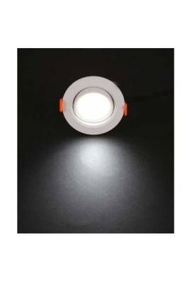 ACK AD01-00530 6500K Beyaz 5W Beyaz Kasa Cob Led Spot Armatür - 1