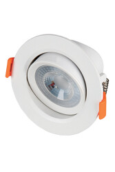 ACK AD01-00530 6500K Beyaz 5W Beyaz Kasa Cob Led Spot Armatür - 5