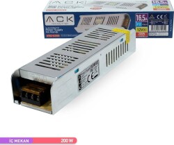 Ack AY02-02000 200W 16.5A İnce Tip Led Trafosu - 1