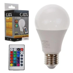 Cata 9W Uzaktan Kumandalı RGB Led Ampul E27 3000K - 1