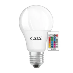 Cata 9W Uzaktan Kumandalı RGB Led Ampul E27 3000K - 2