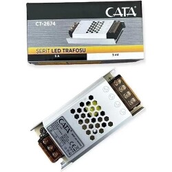 Cata CT-2674 5A 60W Şerit LED Trafosu - 1