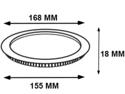 Ct 5147 12w Panel Led Armatür Gün Işığı (5'') Cata. - 2