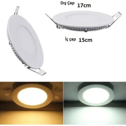 Ct 5147 12w Panel Led Armatür Gün Işığı (5'') Cata. - 3