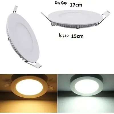 Ct 5147 12w Panel Led Armatür Gün Işığı (5'') Cata. - 3