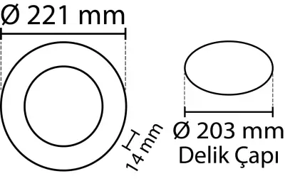 dünya led 18w Slim Led Panel spot - 4