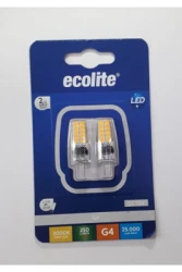 Ecolite 2'li Paket G4 2.5w Led Ampul Gün Işığı(sarı Işık) - 1