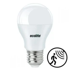 ECOLITE LED SENSOR LIGHT 9W CLASSIC A60 Ampul 220V Opal Cam 15.000 saat ömür 3000K 850 LM - 1