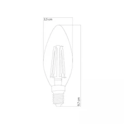 HEKA 4W BUJİ LED AMPÜL - 2