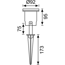 Jupiter Jg654 S Kazıklı Bahçe Spot - 3