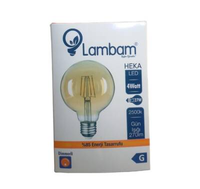 lambam heka 4w e27 2500k led amlpül - 2