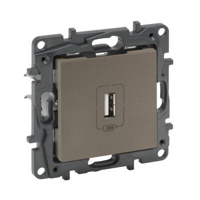 Legrand Raventi Selectıon Bronz Tekli Usb Şarj Prizi 1100Ma 768597 - 1