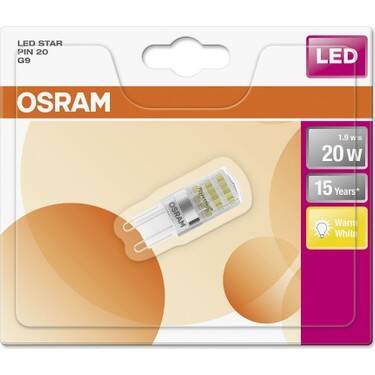 Osram Led Star Pin 20 1,9W Sarı Işık G9 200lm - 1