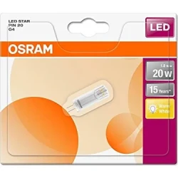 Osram Led Star Pin 20 G4 Duy 1,8W/827 Sarı Işık - 1