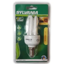 Sylvania 9W 220-240V 286LM 2700K E14 Tasarruflu Ampul - 1