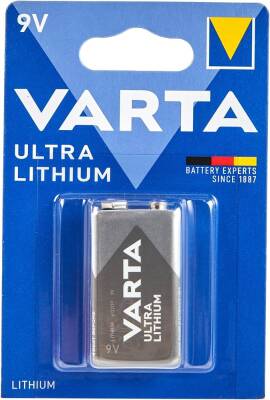 Varta 6122 Ultra Lithium 9V Pil 1li - 1