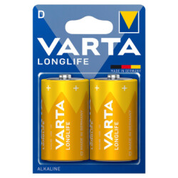 Varta Longlife D 2'li Alkalin Pil - 1