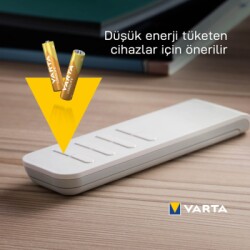 Varta Longlife İnce Pil 4'lü AAA - 5