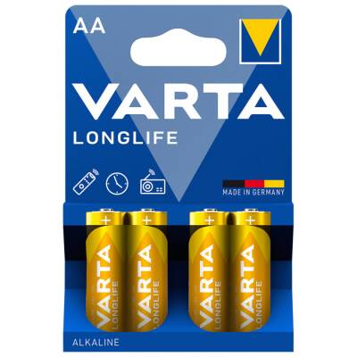 Varta Longlife Kalem Pil 4'lü AA - 1