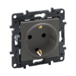 Legrand 768815 Raventi Titanyum Çocuk Korumalı Topraklı Priz