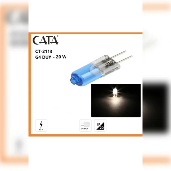 Cata Ct 2113 20 Watt G-4 Duylu Kapsül Ampul