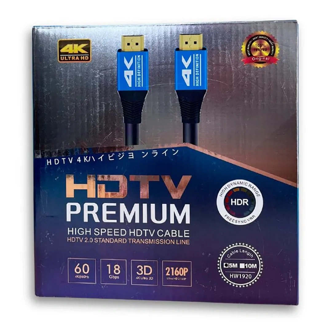 Hdtv 2.0V Premıum 4K Ultra Hd Hdmı Kablo 5Metre