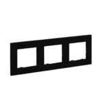 Legrand 768673 3'lü Raventi Siyah Çerçeve