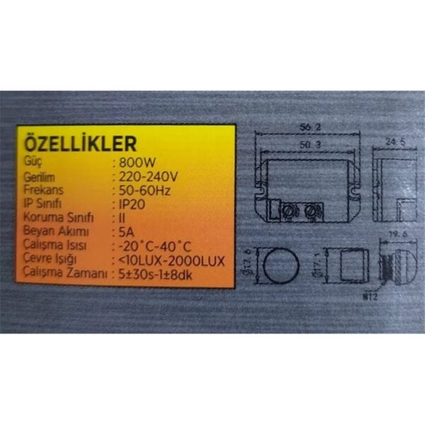 CATA CT-9188 Mini Hareket Sensörü