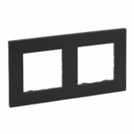 LEGRAND 768372 RAVENTİ FÜME İKİLİ YATAY ÇERÇEVE